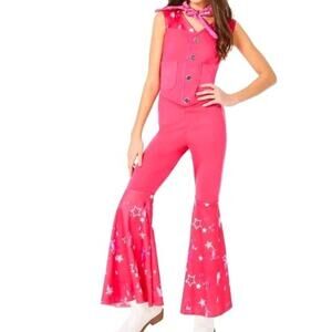 Barbie Movie Girls Western Outfit Halloween Costume Cowgirl 8 10 Pants Vest 140